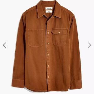 Madewell Garment Dyed work shirt size small NWT